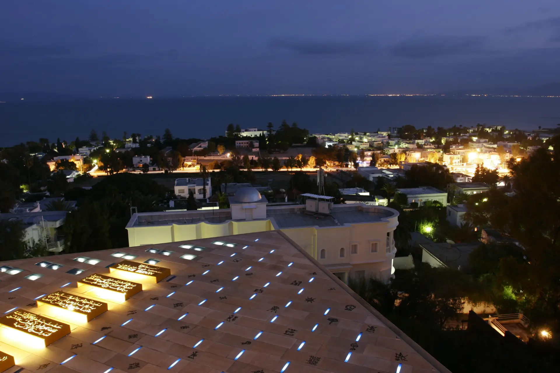La Villa Didon et la baie de Carthage